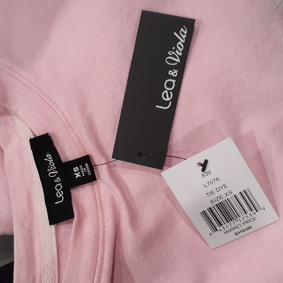NWT Lea & Viola Tie Dye Sweatshirt - Picture 5 of 9